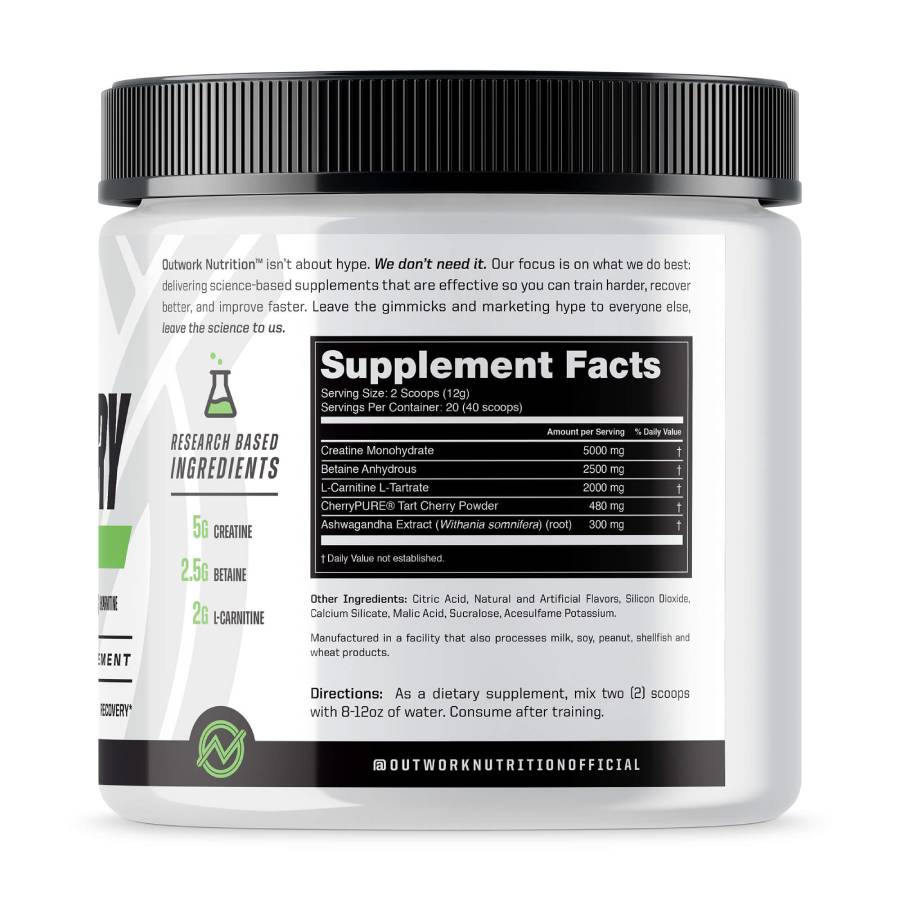 green apple recovery supplement facts
