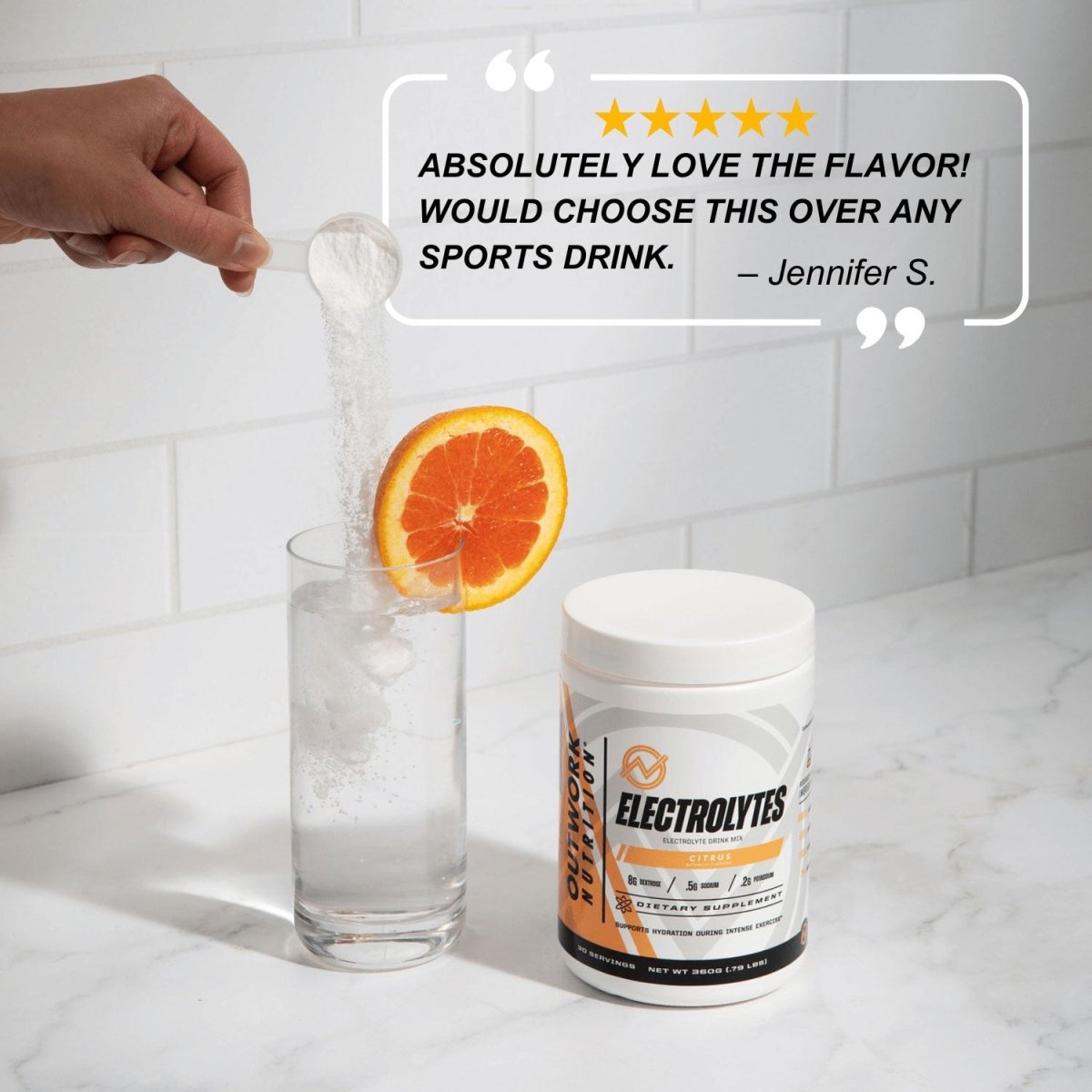 Electrolytes Review - Absolutely love the flavor! Would choose this over any sports drink.