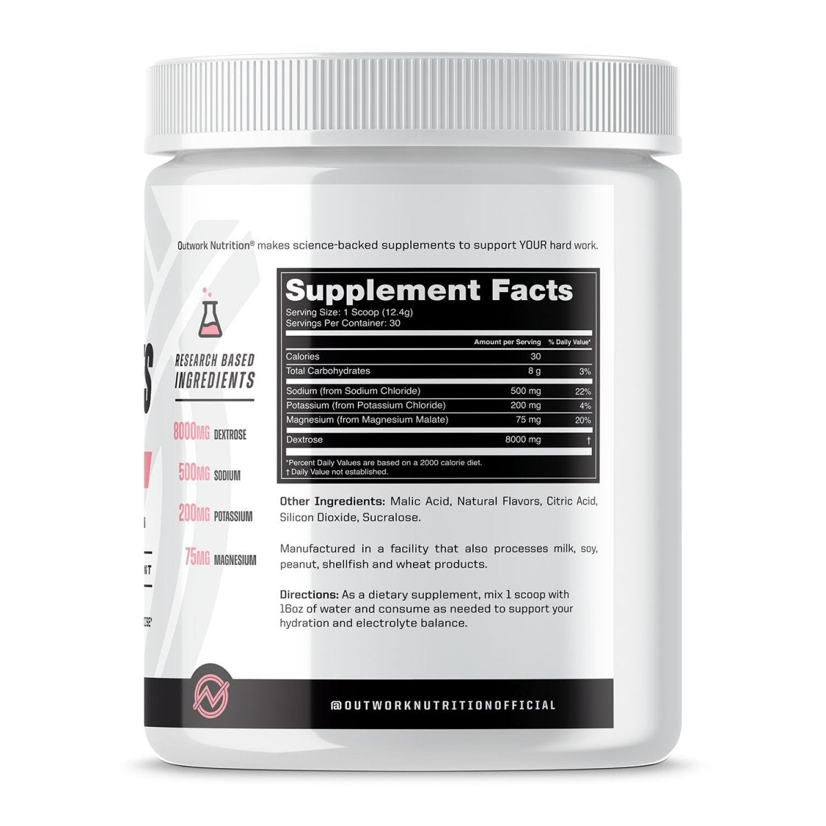 Electrolytes Watermelon Supplement Facts