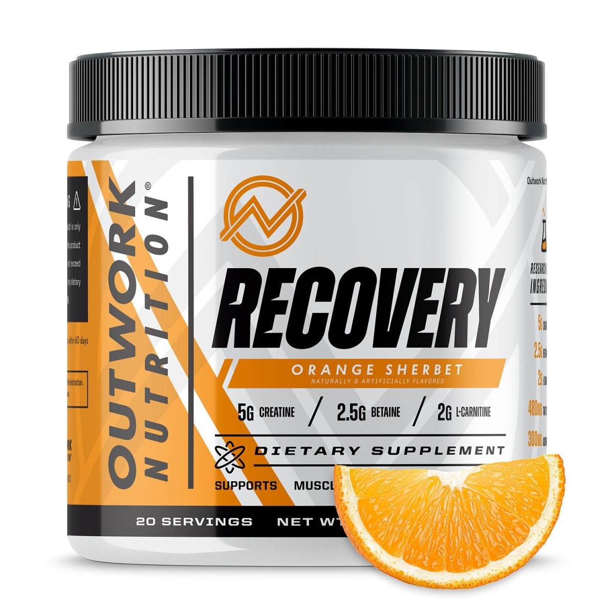 Post-Workout Orange Sherbet Flavor