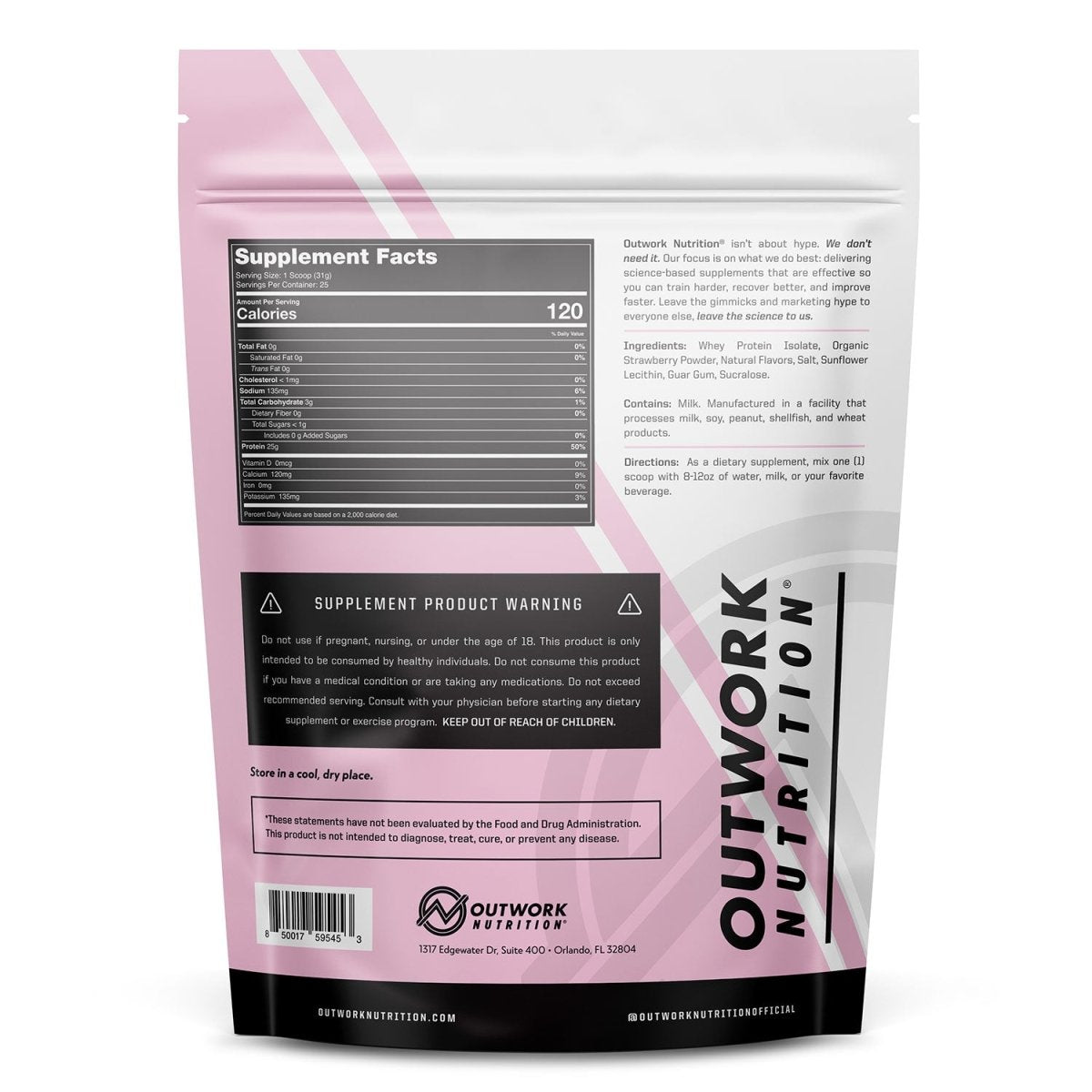 Build Whey Protein - Outwork Nutrition