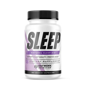 Sleep: Outwork's natural sleep aid supplement from the front